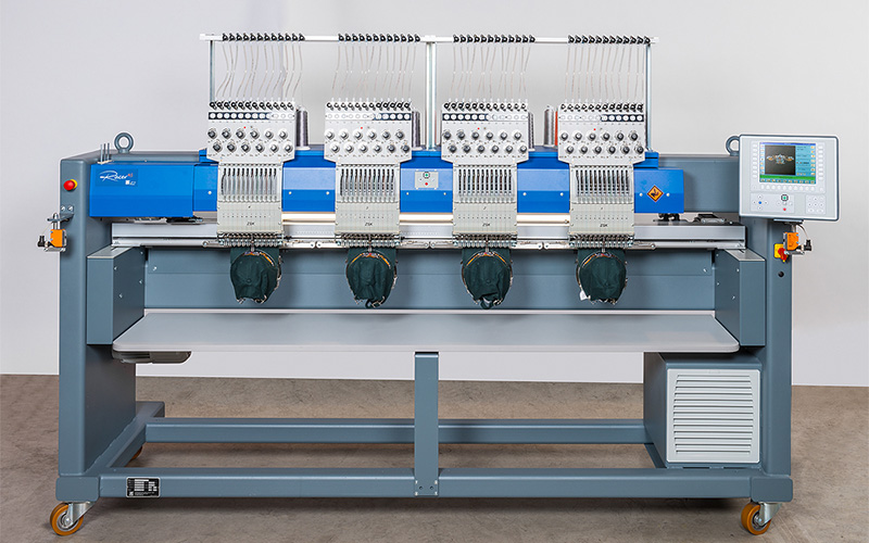 Bei HUGO JOSTEN AT WORK im Einsatz: Die neue ZSK Stickmaschine RACER 4W